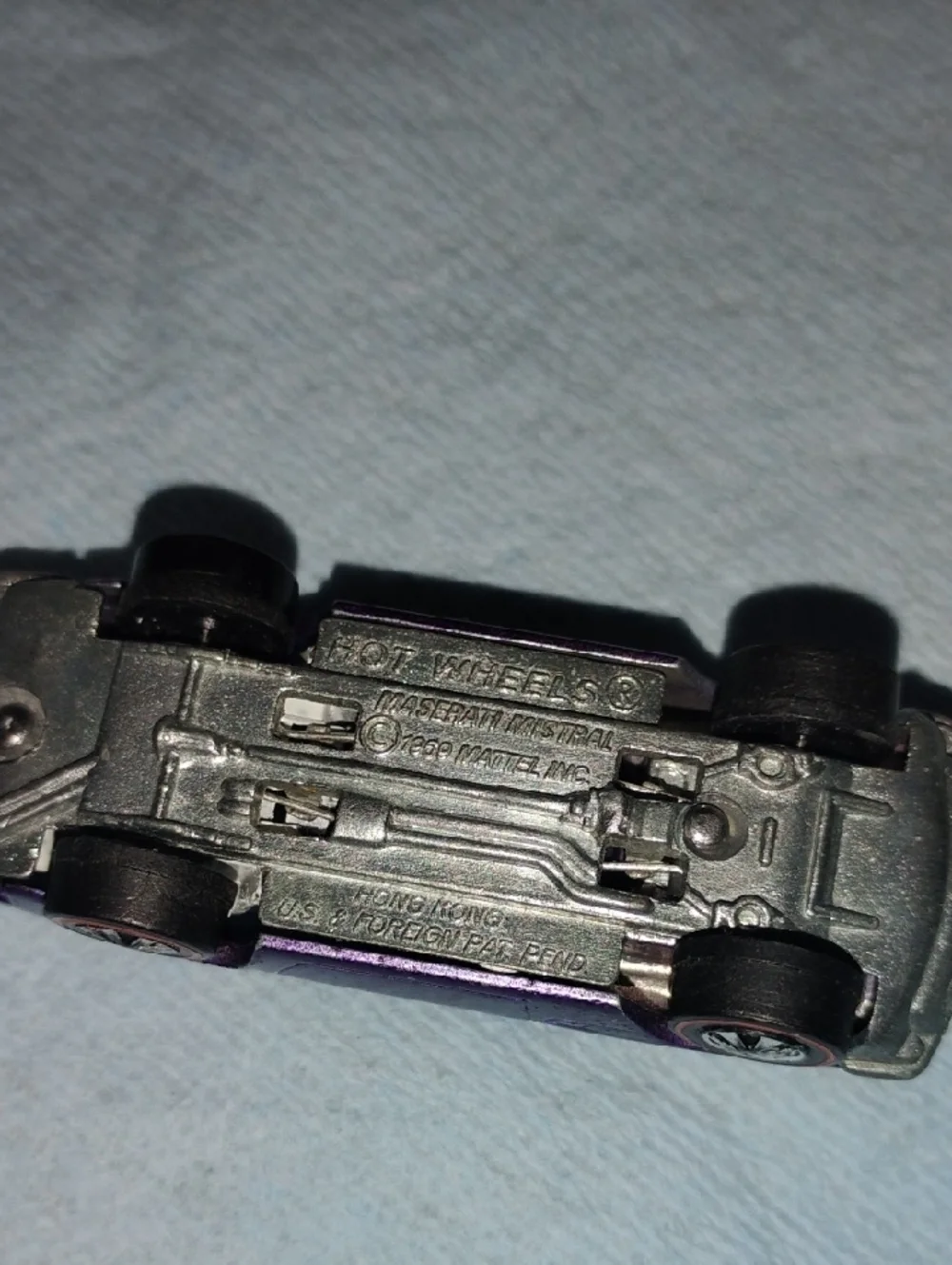 Purple Original Redline Hotwheels Maserati Mistral 1969